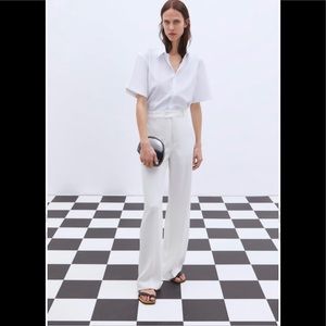 Zara White Trousers